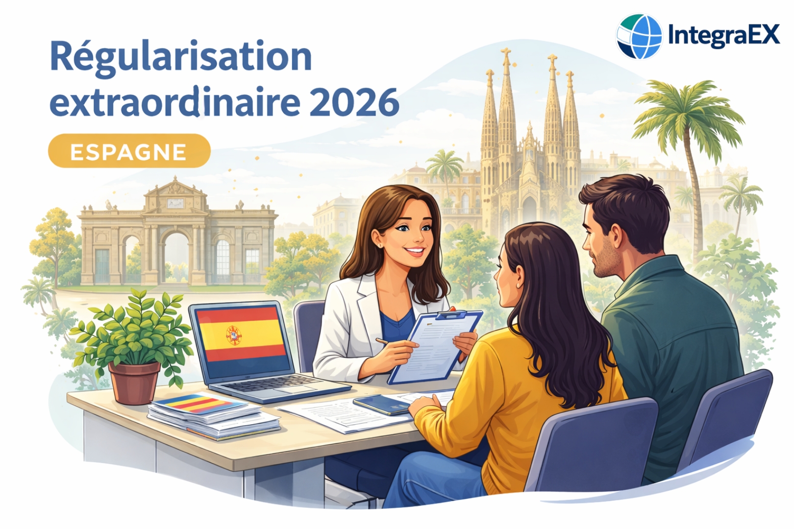 Régularisation extraordinaire Espagne 2026 – IntegraEX